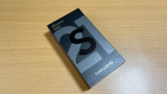【docomo】Galaxy S21 5G